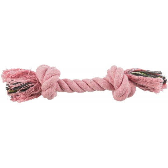 Игрушка для собак Trixie 15 см 25г веревка разноцветная с узлом