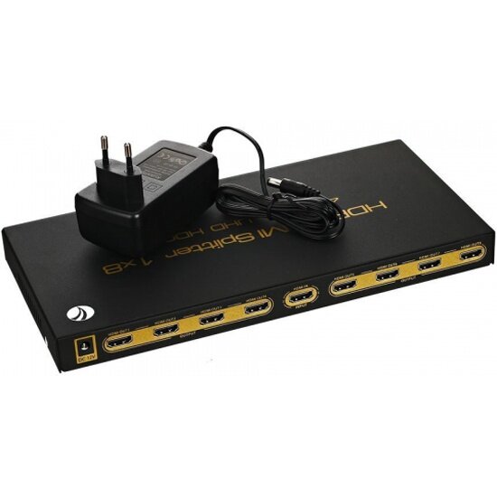 Разветвитель Vcom HDMI Spliitter 1=>8 2.0v