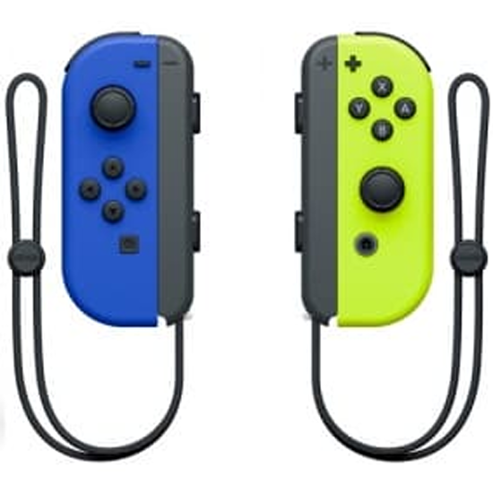 Игровой контроллер NINTENDO для Switch Joy-Con L+R (синий/неоново желтый)