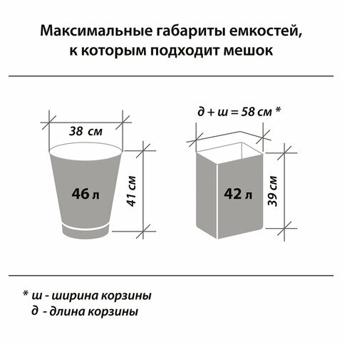 Мешки для мусора 60 л черные в рулоне 20 шт. прочные, комплект 30 шт., ПНД 15 мкм, 60х70 см, офисная планета, 601384 - фотография № 5