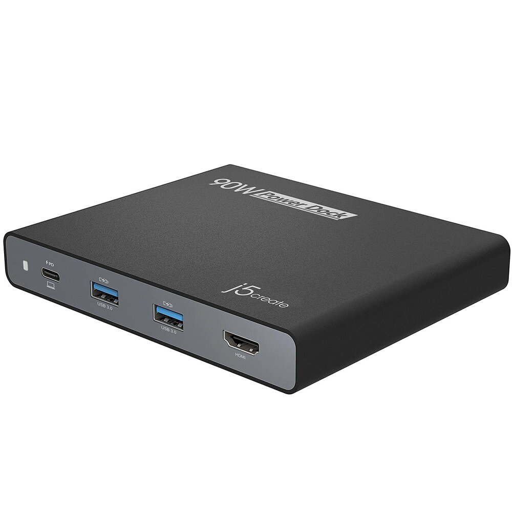 Док-станция j5create 90W Built-in USB-C Travel Dock (JCDP392)