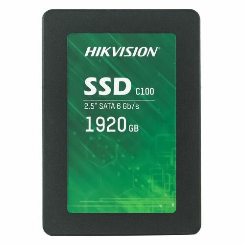 Накопитель SSD 2.5'' HIKVISION C100 1.92TB SATA 6Gb/s TLC 530/420MB/s IOPS 52K/30K MTBF 2M 7mm - фото №1