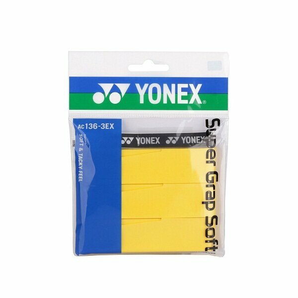     Yonex Overgrip Super Grap Soft x3 Yellow AC136EX-3