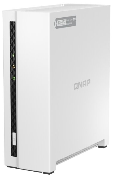 Сетевое хранилище QNAP TS-133 настольный 25"35" SATA III 22TB 2 GB DDR3 Кол-во сетевые интерфейсов 1 1 Gb/s