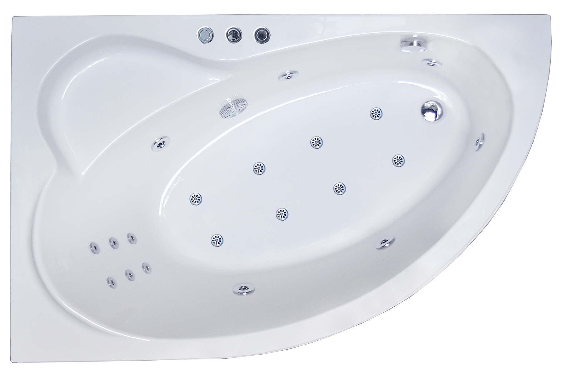 Гидромассажная ванна Royal Bath ALPINE DE LUXE 170x100x58L - фотография № 1