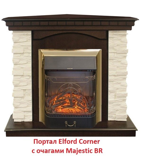 Угловой классический портал Real-Flame Elford Corner STD/EUG - фотография № 3