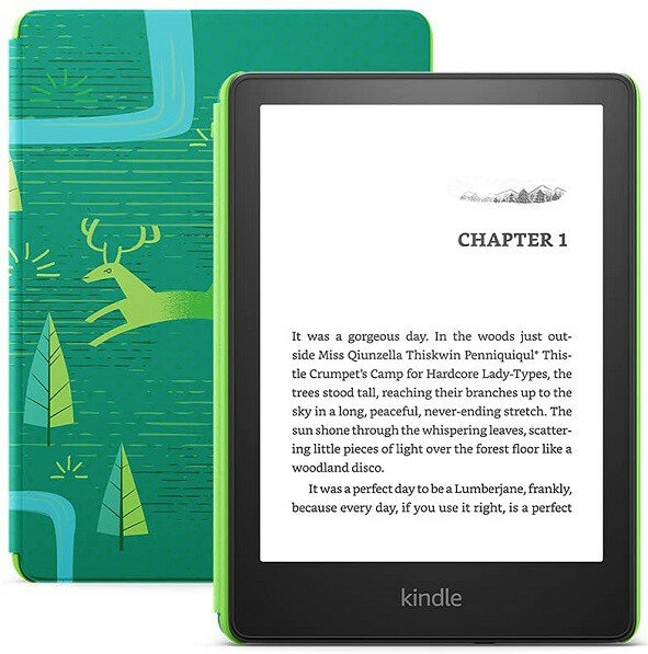 Электронная книга Amazon Kindle PaperWhite Kids 8Gb, зеленый