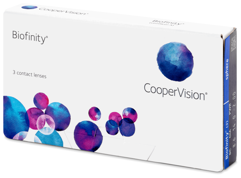 Контактные линзы CooperVision Biofinity, 3 шт., R 8,6, D -3.00