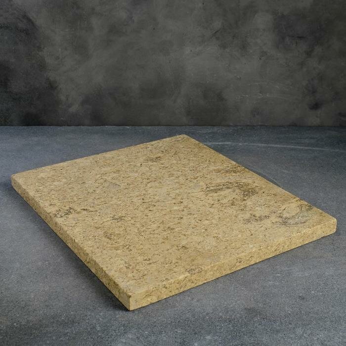 Пекарский камень вулканический, 30х34х2см 5799047 - фотография № 2