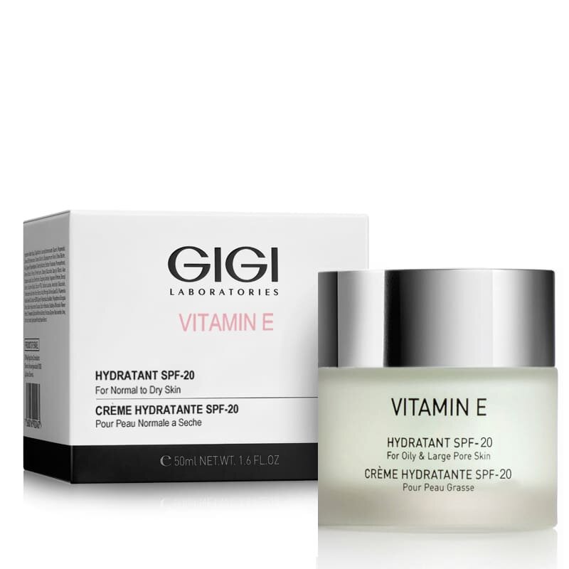 ДжиДжи Увлажняющий крем для жирной кожи Hydratant SPF 20 50 мл GiGi Vitamin E