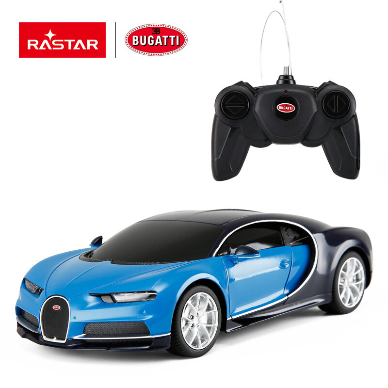 RASTAR Машина р/у 1:24 Bugatti Chiron Цвет Синий