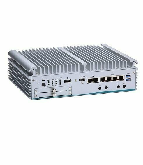 Компактный промышленный компьютер Axiomtek eBOX671-521-FL-DC-4PoE