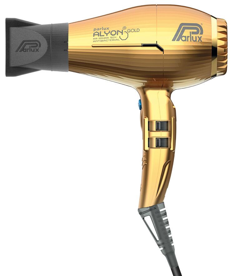 фото Фен PARLUX Alyon Ionic, золотистый, 2250Вт, 2 насадки