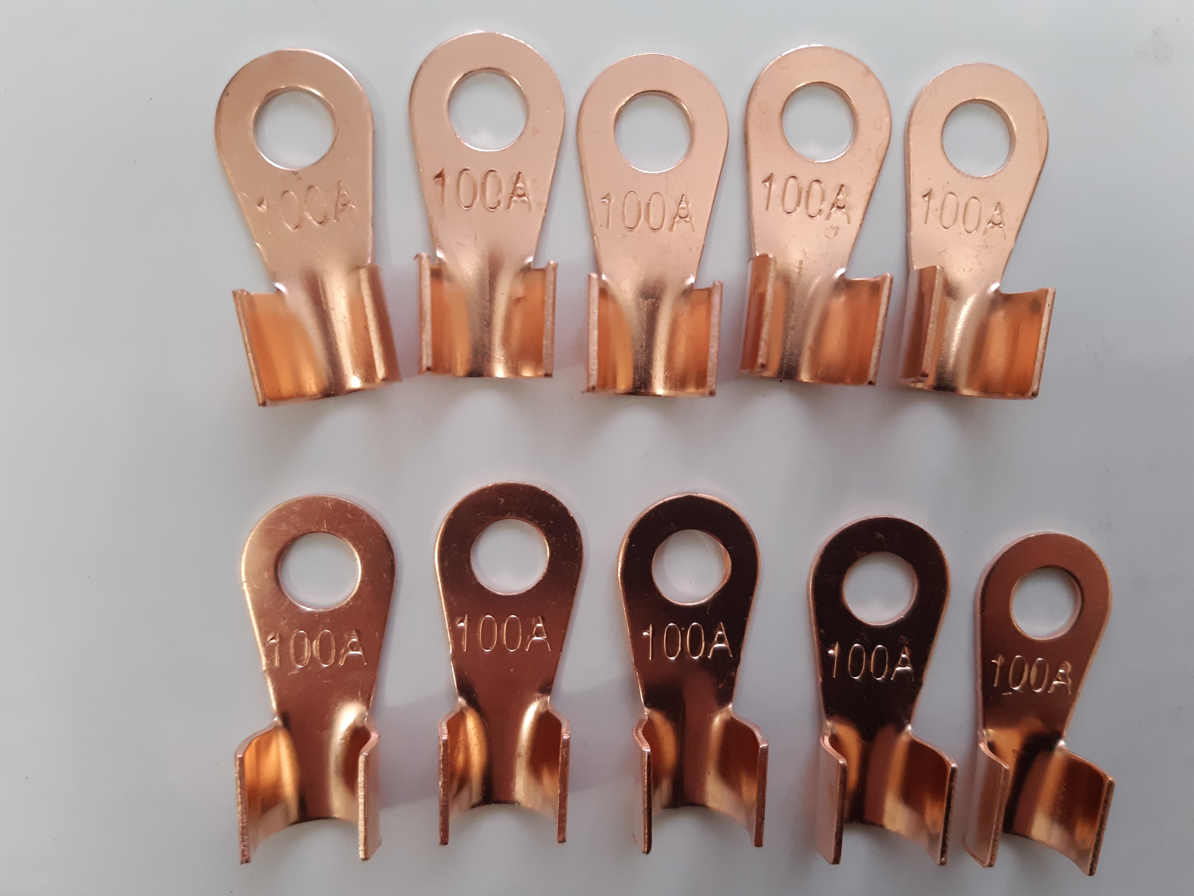 фото Клемма кольцевая ОТ-100А D-8мм, медь (ЛОТ 10шт.)