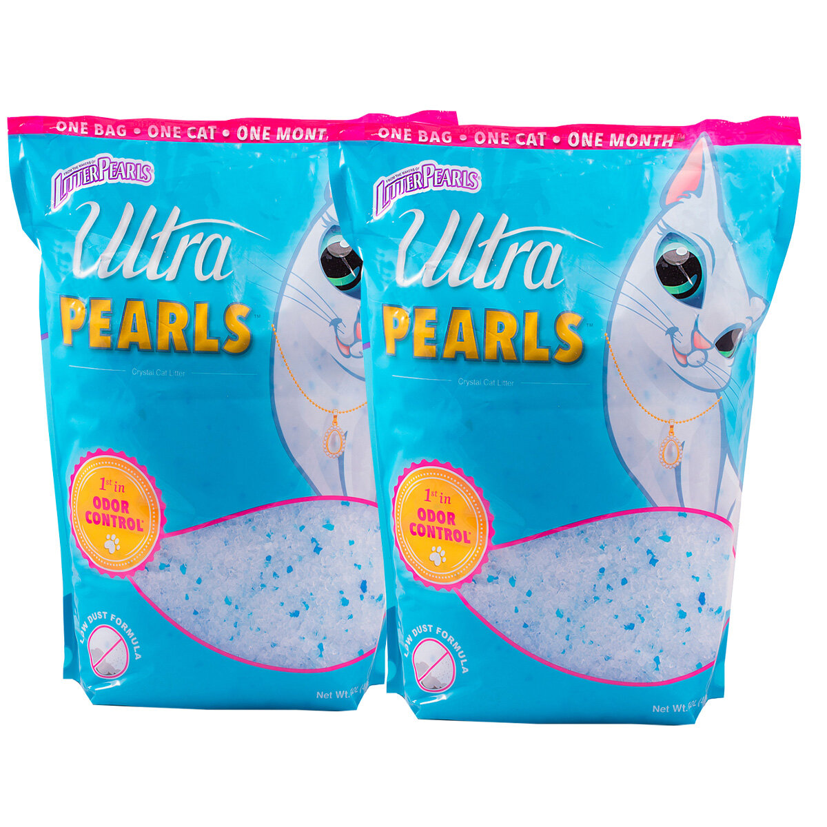 ULTRA PEARLS наполнитель силикагелевый для туалета кошек (5 + 5 л)