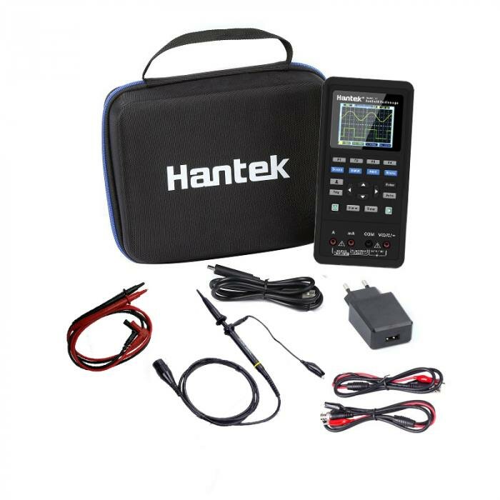 Осциллограф портативный Hantek 2С42, 2 канала, 40 МГц, цифровой мультиметр