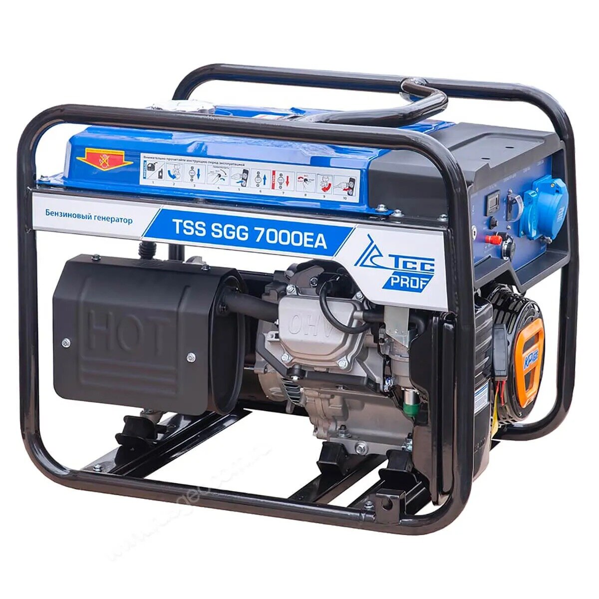 Бензиновый генератор TSS SGG 7000EA + шумозащитный кожух TSS МК-1.1 490777