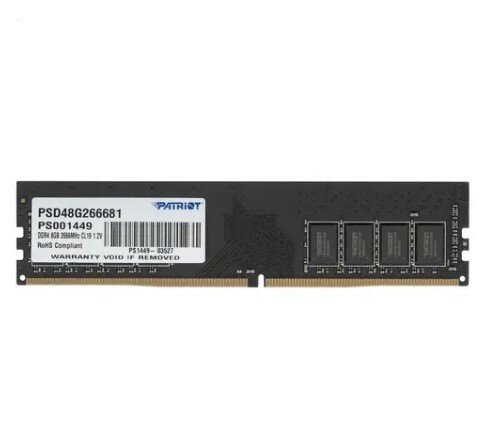 Память DIMM DDR4 8gb 2666Mhz Patriot PSD48G266681 .