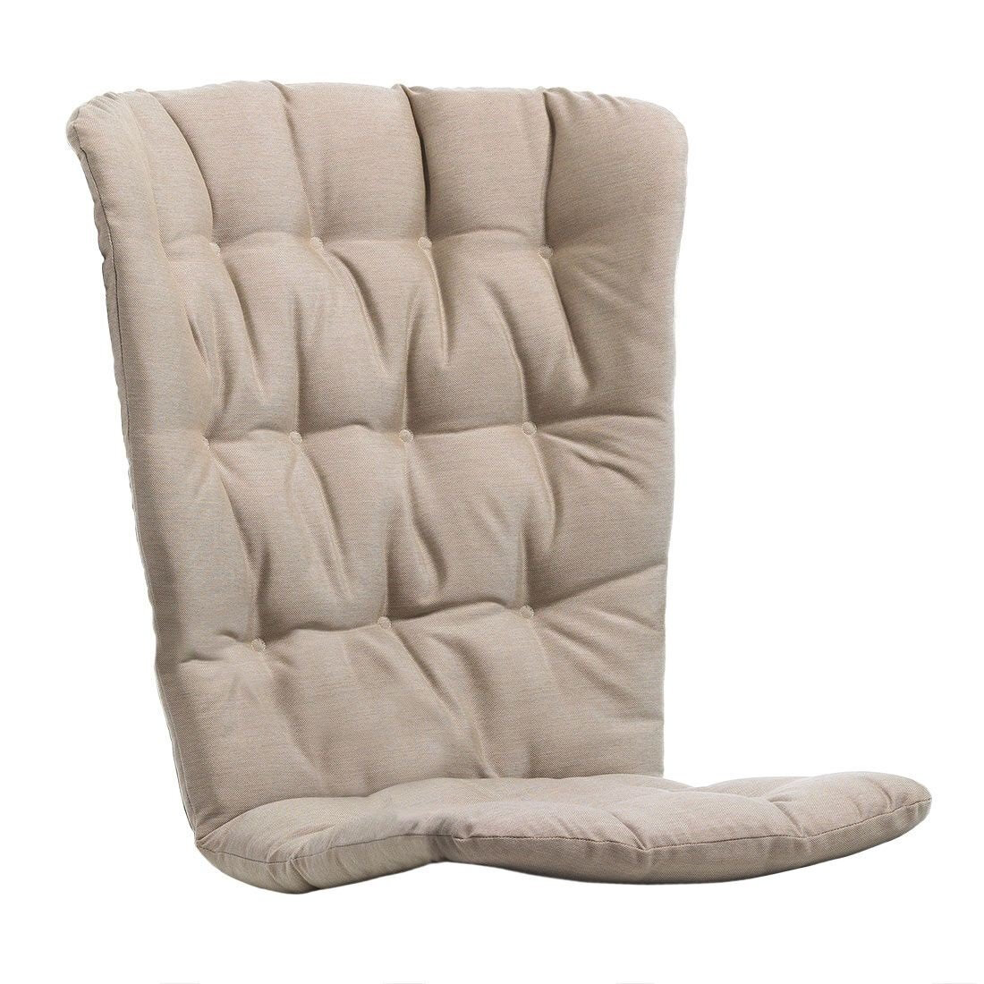 Лаунж-кресло с подушкой Nardi Folio, тортора, бежевый - фотография № 12