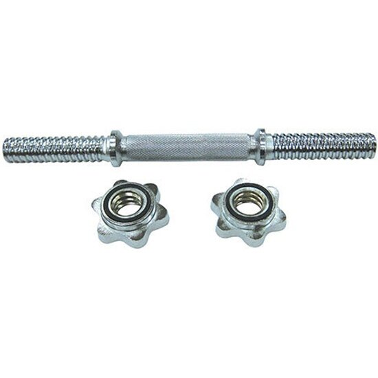 Гриф Lite Weights R0234 гантельный, хромированный, длина 36 см