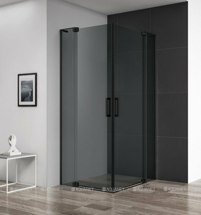 Душевой уголок Cezares Slider 110х110 A-2-100/110-GRIGIO-NERO