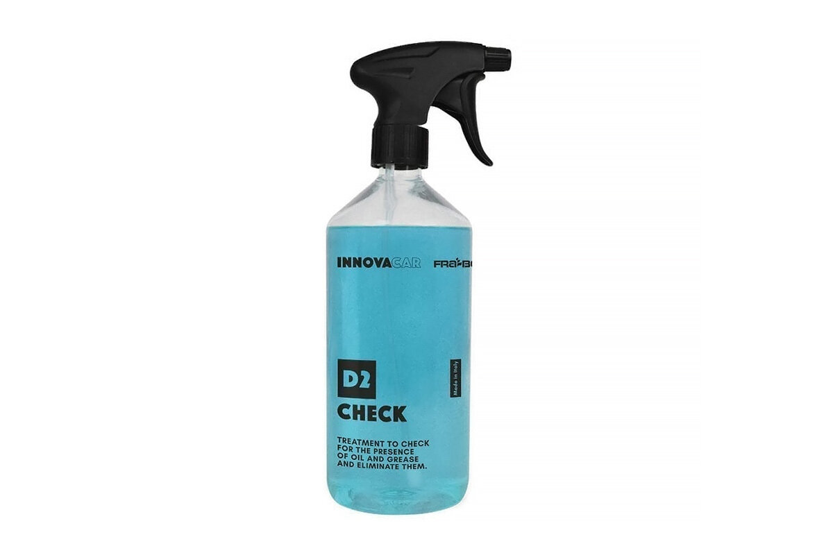 D2 Check 500ml - состав для удаления масел жиров силиконов после полировки и перед нанесением защитных покрытий / INNOVACAR