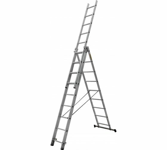 Трехсекционная раскладная лестница Centaure СК 3х9 137309