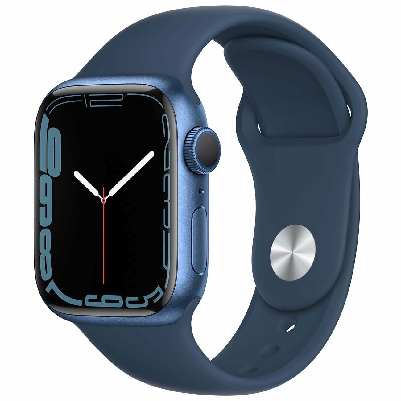 Часы Apple Watch S7 41 синий ремешок