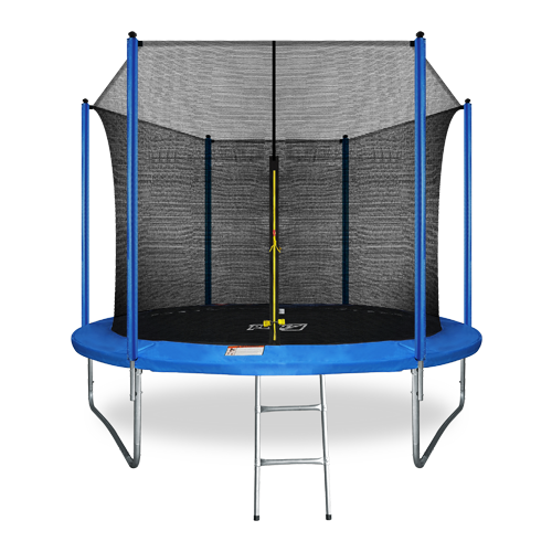 Батут ARLAND 10FT с внутренней страховочной сеткой и лестницей (синий)