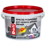 Dali, краска резиновая 3 кг. ral 9005 чёрный - изображение