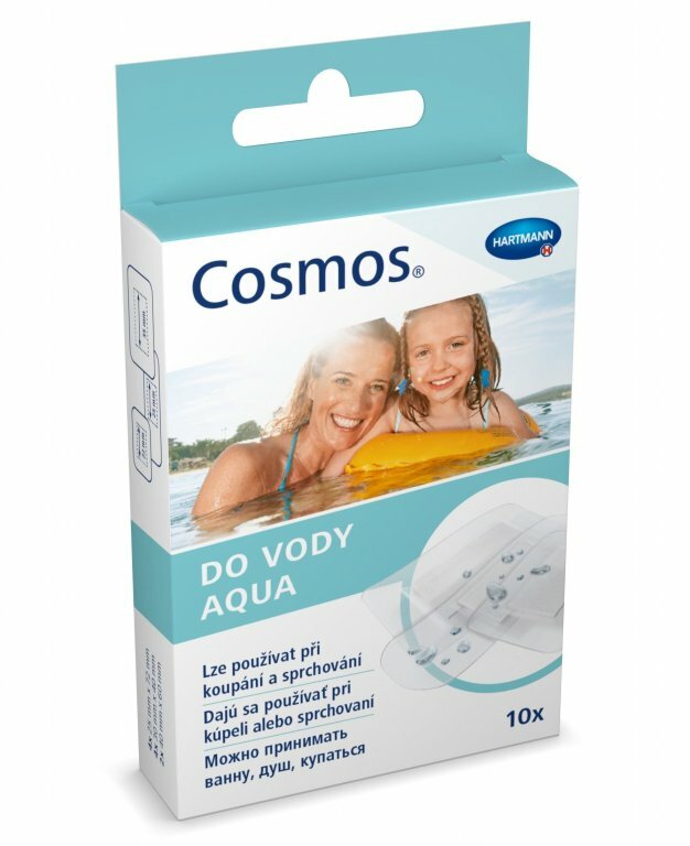 Cosmos [Космос] Пластырь Aqua водостойкий прозрачный 3 размера 10 шт.