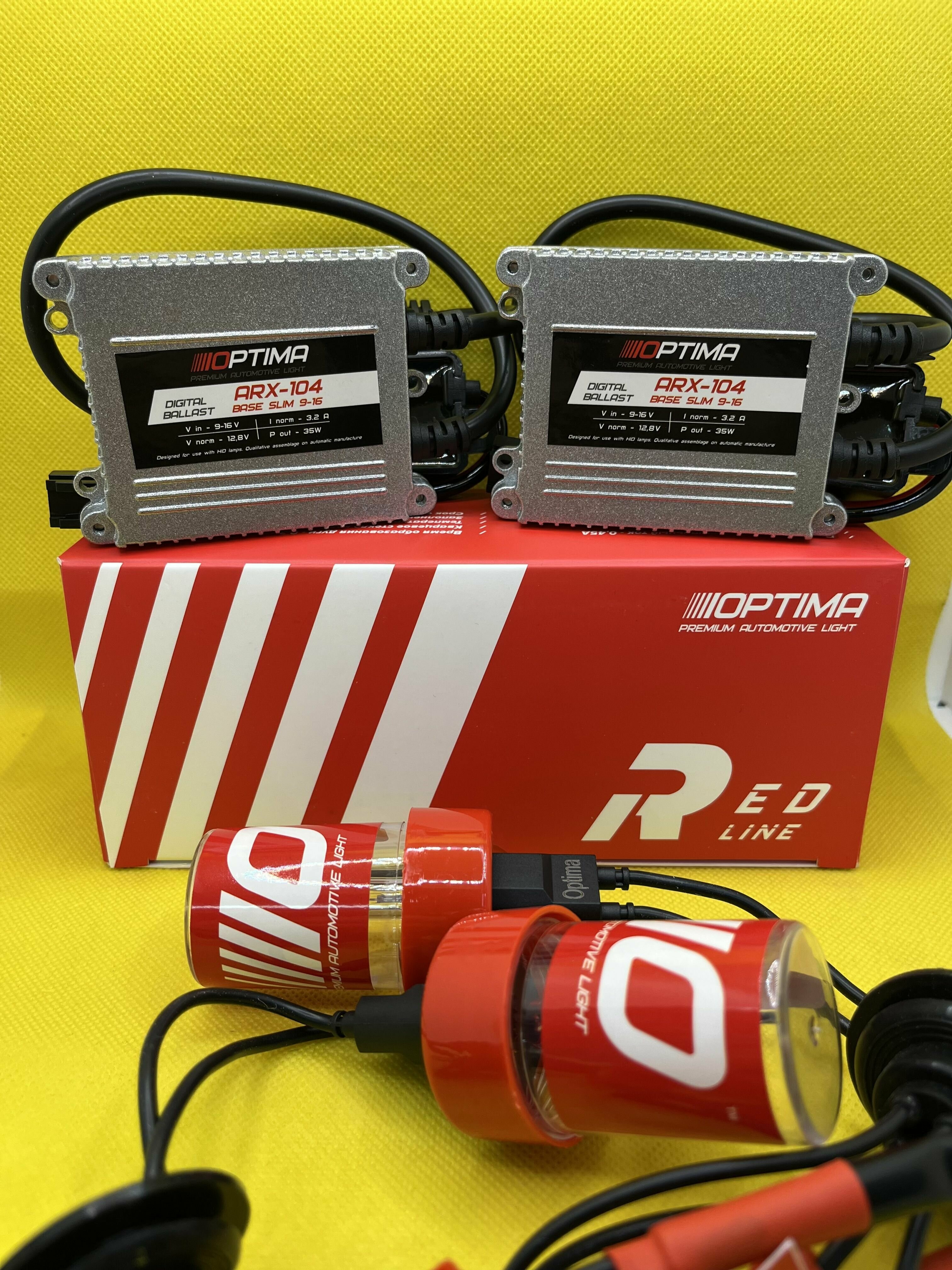 Комплект ксенона Optima Red line H7 6000K