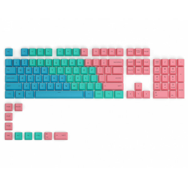 Комплект кейкапов Glorious GPBT Keycaps Pastel