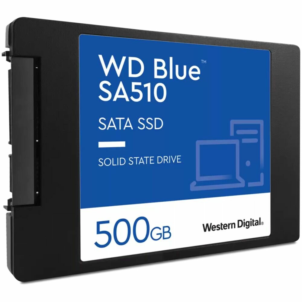 Накопитель 2.5" 500Gb Western Digital Blue WDS500G3B0A SATA3