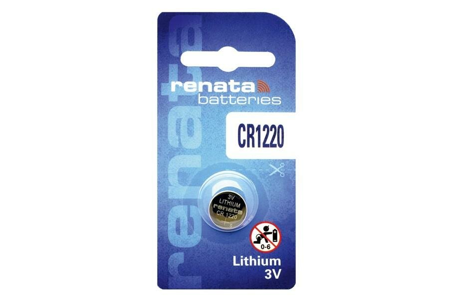 Renata CR1220 Lithium Battery 3v BL1 , 1шт.