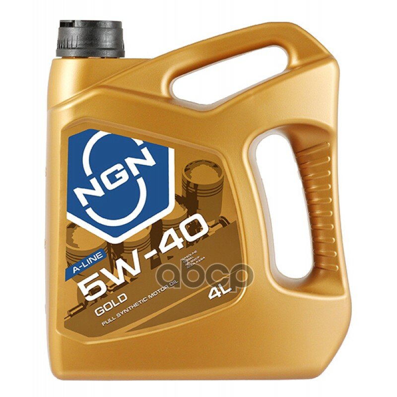 NGN 5W-40 Gold A-Line Sn/Cf 4Л (Синт. Мотор. Масло)