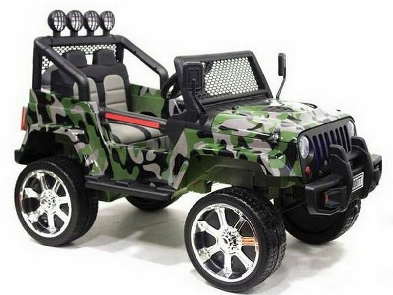 RiverToys Автомобиль Jeep 4WD T008TT, камуфляж