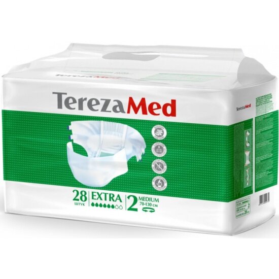 Подгузники для взрослых Terezamed Extra Medium (№2), 28 шт