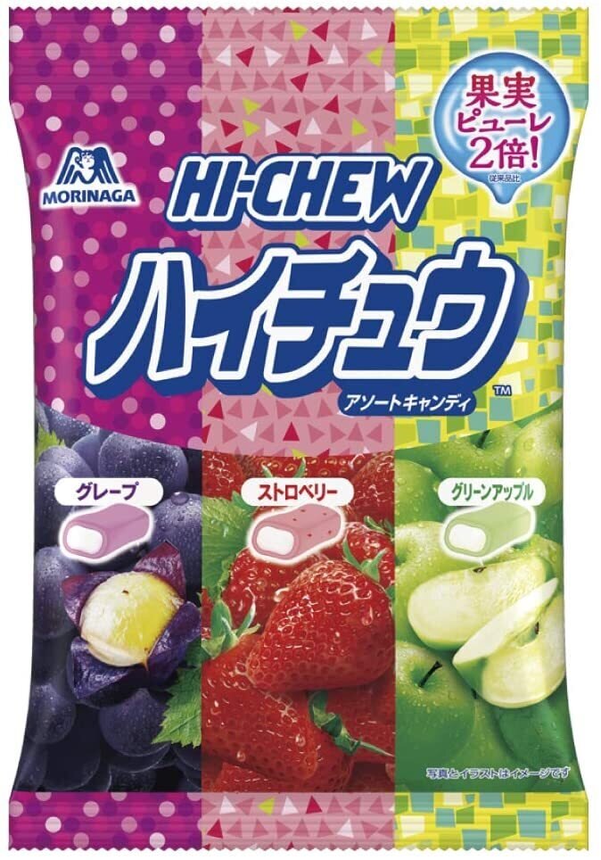 Morinaga Hi-Chew Конфеты жевательные ассорти 3 вкуса 86г