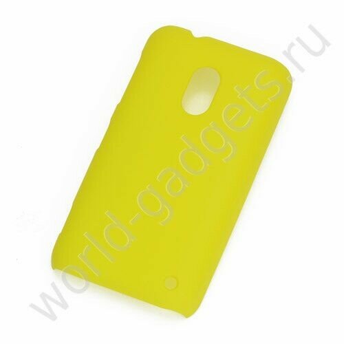 Пластиковый чехол для Nokia Lumia 620 (желтый)