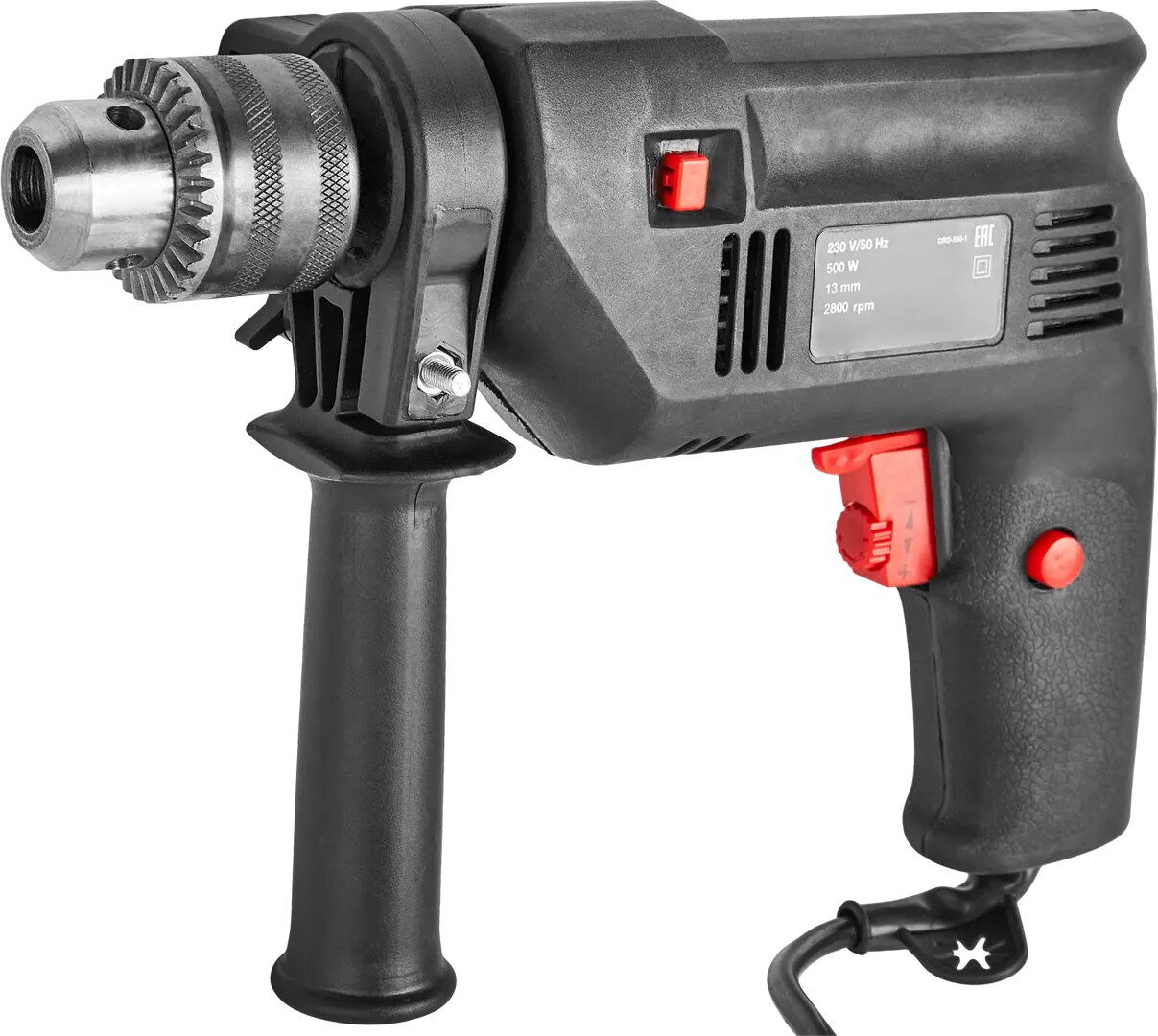 фото Дрель сетевая ударная DRD-500-1, 400 Вт