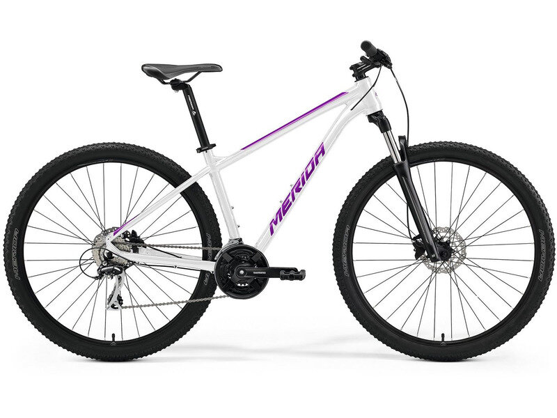 Горный велосипед Merida Big.Nine 20-3x год 2022 ростовка 145 цвет Белый-Фиолетовый