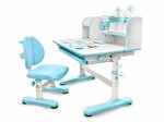 Комплект мебели (столик + стульчик) Mealux EVO Panda XL blue (арт. BD-29 BL) - изображение