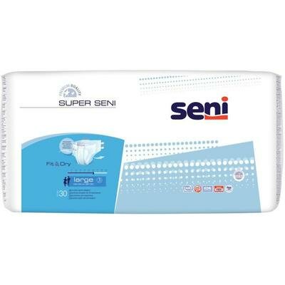 Подгузники для взрослых Seni Super Large 3, 30 шт Seni 3746274 .