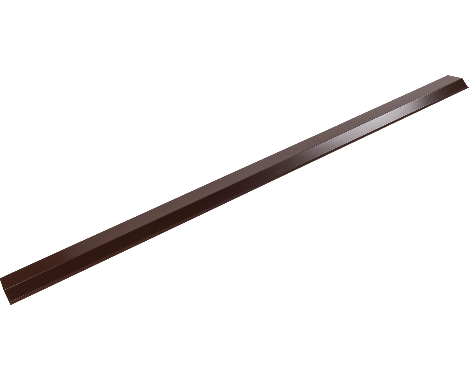 Планка карнизная полиэстер, RAL 8017 коричневый, шт. - фотография № 1