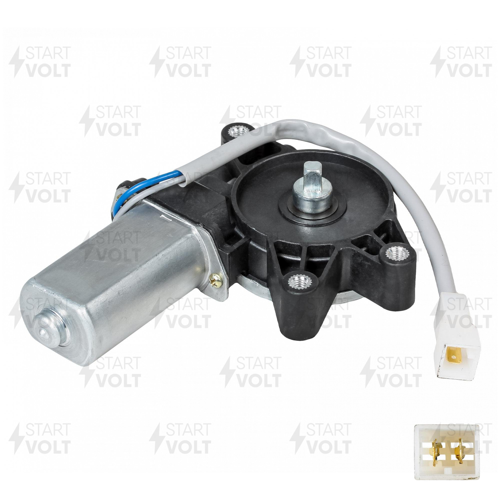 STARTVOLT VWR0111 (VWR0111) моторедуктор стеклоподъемника левый для а / м ваз 2108-21099, 2110-2112, 2113-2115