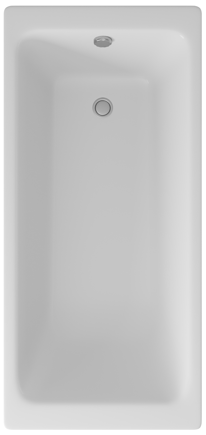 Ванна чугунная Delice Parallel 160x70 DLR220504, без ручек, без ножек