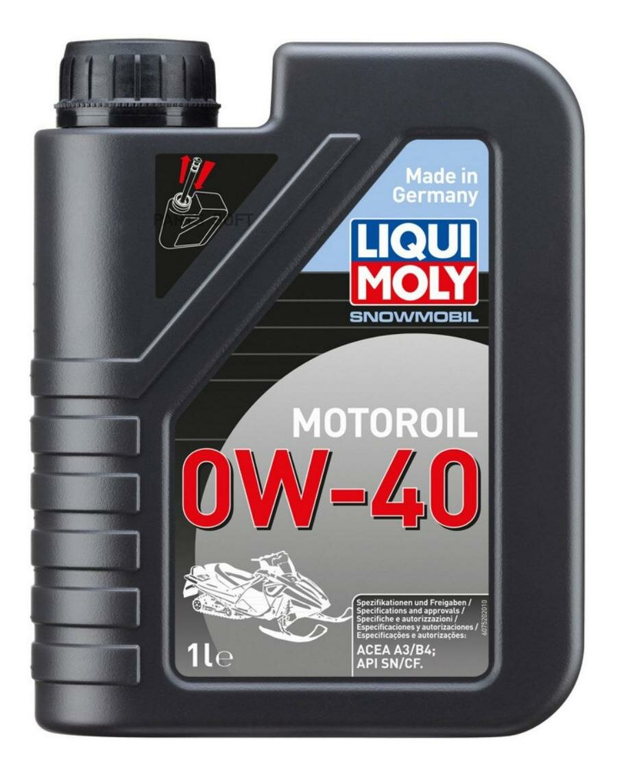 LIQUI MOLY 7520 Масло моторное 4T Liqui Moly Snowmobil 0W40 синтетическое 1 л 7520