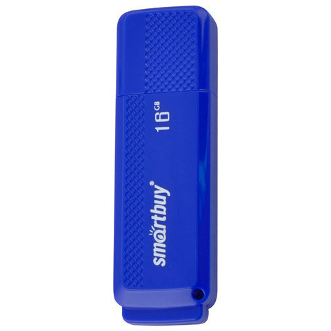 Флеш-диск 16 GB, комплект 3 шт., SMARTBUY Dock, USB 2.0, синий, SB16GBDK-B