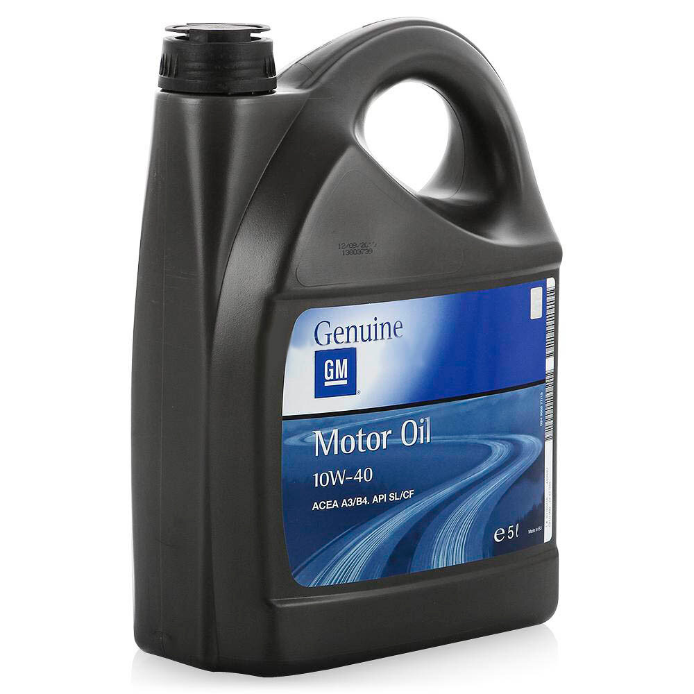 Полусинтетическое моторное масло GM 10W40 5л (арт. 93165216) GM-10W40-5L